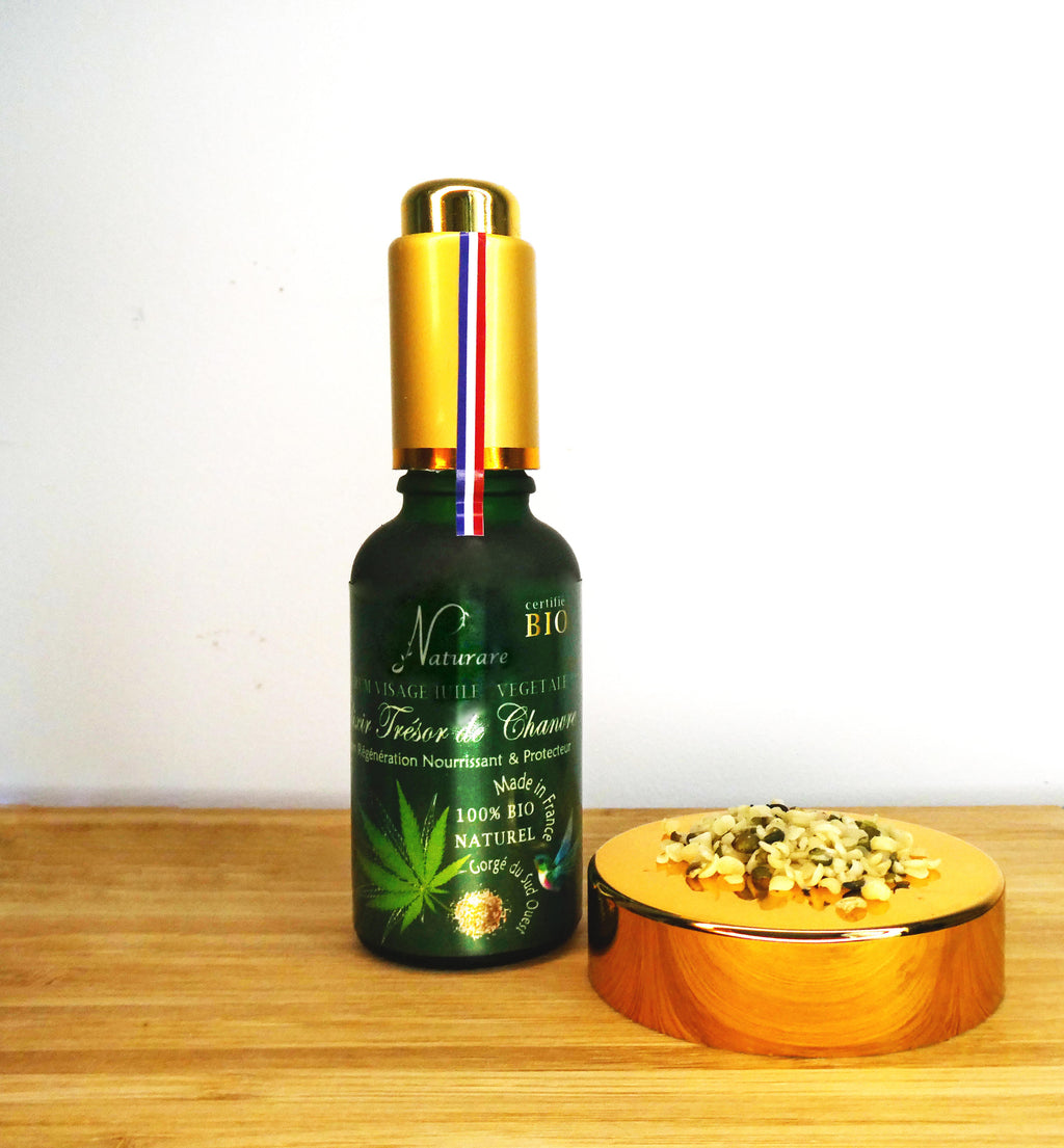 ORGANIC HEMP TREASURE ELIXIR - Vegetable Oil Serum, Food Supplements